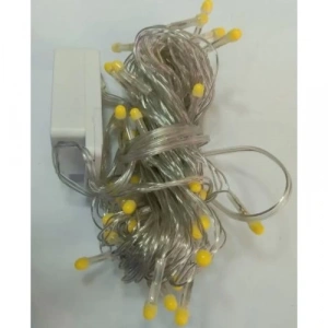 Dodes 10m 100 LED Damla Uçlu Beyaz Işık (Şeffaf Kablo)