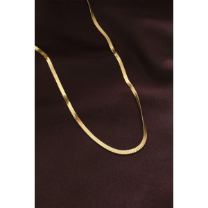 Dodes Dodes 316L Çelik Altın Renk 60 cm İtalyan Zincir Kolye TG27BKO6230