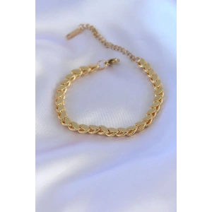 Dodes Dodes 316L Çelik Arpa Gold Renk Kadın Bileklik TG27BB5305