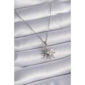 Dodes Dodes 316L Çelik Gold Renk Zincir Güneş Figür Kadın Kolye TG27BKO9431