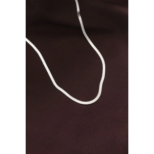 Dodes Dodes 316L Çelik Gümüş Renk 60 cm İtalyan Zincir Kolye TG27BKO6229