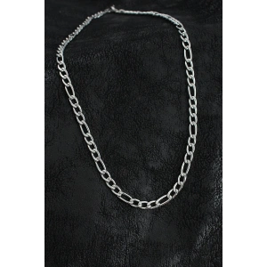 Dodes Dodes 316L Çelik Kalın Figaro Zincir Model Gümüş Renk Erkek Kolye TG27ERK1394