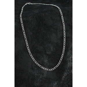 Dodes Dodes 316L Çelik Klasik Figaro Zincir Model Gümüş Renk Erkek Kolye TG27ERK1393