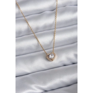 Dodes Dodes 316L Çelik Zincir Gold Renk Charm Kadın Kolye TG27BKO7820