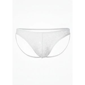 Dodes Dodes Seksi Dantelli Arkası Açık Seksi Beyaz Erkek Külot TG274628