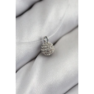 Dodes Dodes Misineli Topcuk Model Gümüş Renk Hayalet Kolye TG27BKO10502