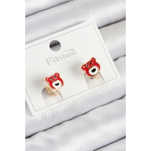 Dodes Dodes Pirinç Ayıcık Model Gold Renk Çocuk Küpe TG27BKP11198