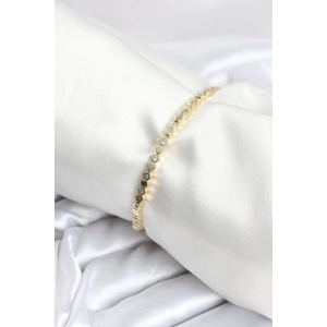 Dodes Dodes Pirinç Gold Renk İnce Petek Model Kadın Bileklik TG27BB8025