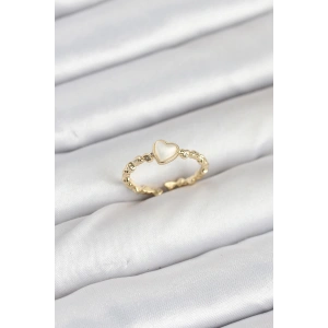 Dodes Dodes Pirinç Gold Renk Kalpli Model Kadın Yüzük TG27BYK3874