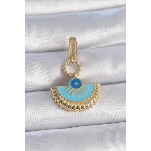 Dodes Dodes Pirinç Gold Renk Nazar Boncuklu Ajda Charm TG27BC1010