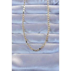 Dodes Dodes Pirinç Gold Renk Parçalı Ezme Kolye TG27BKO9272