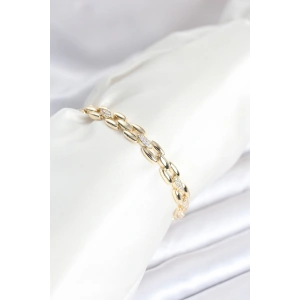Dodes Dodes Pirinç Gold Renk Zincir Model Zirkon Taşlı Kadın Bileklik TG27BB8029