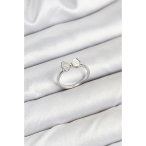 Dodes Dodes Pirinç Gümüş Renk Fiyonk Model Kadın Yüzük TG27BYK3839