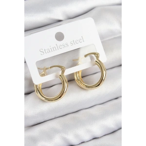 Dodes Dodes Pirinç Halka Model Gold Renk Kadın Küpe TG27BKP11037