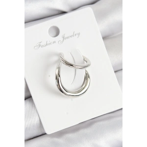 Dodes Dodes Pirinç Halka Model Gümüş Renk Sağ Kıkırdak Küpe TG27BKP10997