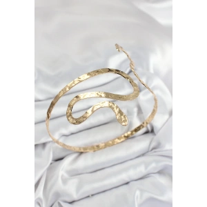 Dodes Dodes Pirinç Yılan Model Gold Renk Kadın Pazu Bileklik TG27BB7524