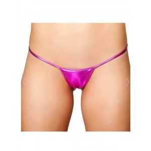 Dodes Tegan Büyük Beden Fantazi Pembe Lame Stirng - Tanga TG271287-B