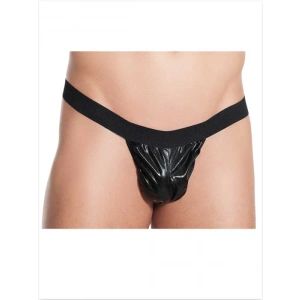 Dodes Tegan Fantezi Siyah Lame Seksi Erkek String - Tanga TG274589