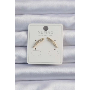 Dodes Dodes Xuping Gold Renk Zirkon Taşlı Küpe TG27BKP9376