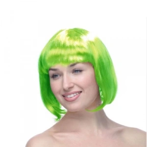 Dodes Yeşil Küt Peruk Saç