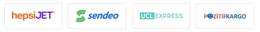 HepsiJet, Sendeo, UCL Express ve Pozitif Kargo entegrasyonları