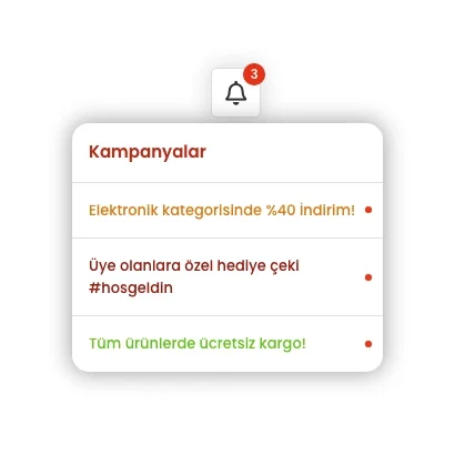 E-ticaret sitesi Kampanya Çanı eklentisi