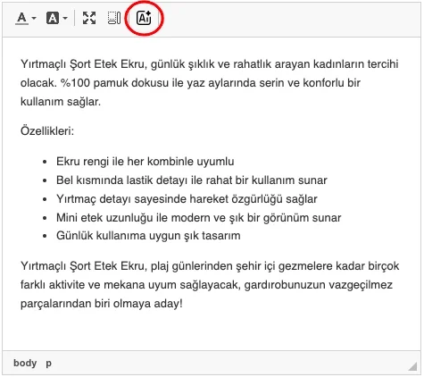 Yapay zekâ ile SEO ve içerik oluşturma ekranı
