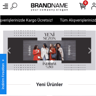 E-ticaret sitesi İndirim Kulakçığı eklentisi