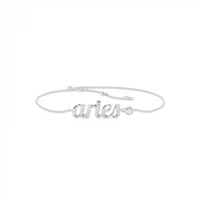 Aries Solitaire Bracelet
