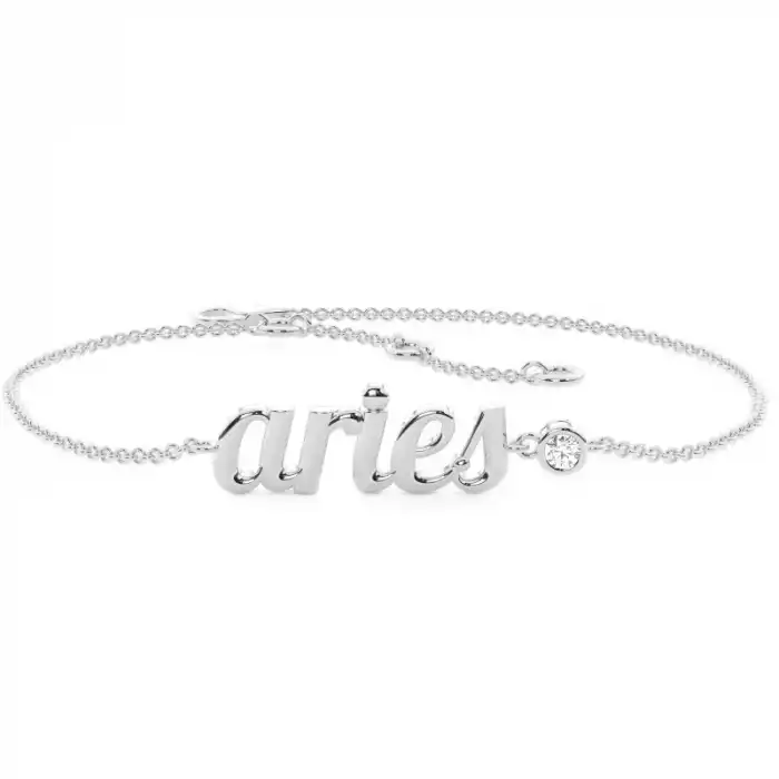 Aries Solitaire Bracelet