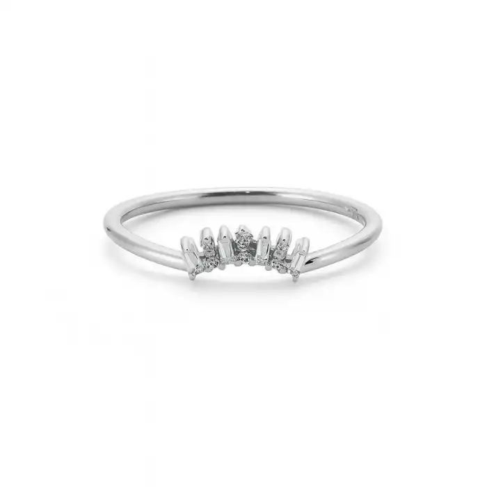 Baguette and Round Diamond Ring