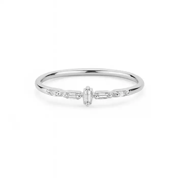 Baguette Diamond Band Ring