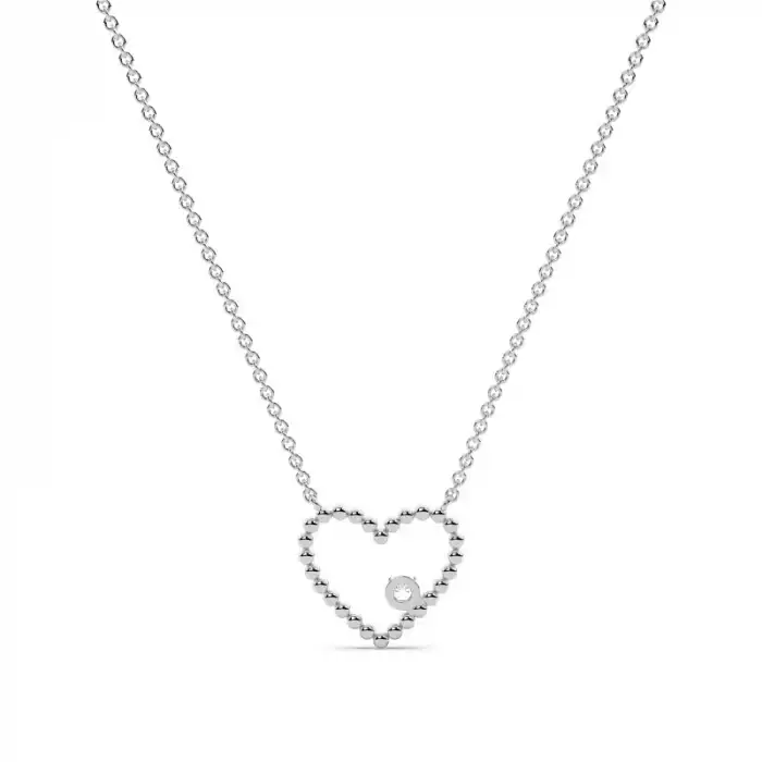 Beaded Heart Necklace