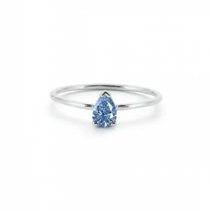 Blue Grand Drop Ring