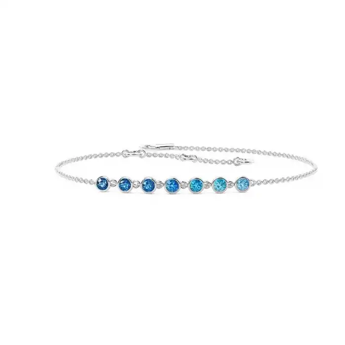 Blue Horizon Minimal Bracelet