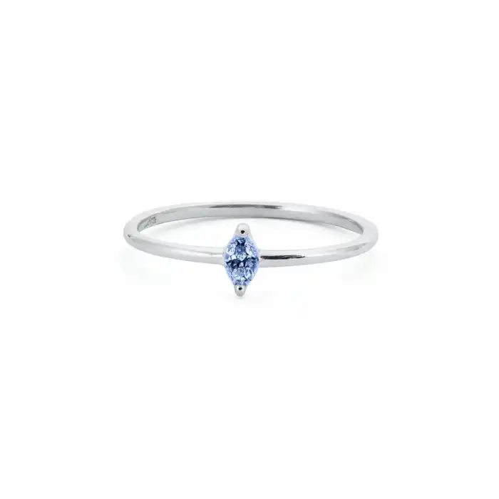 Blue Marquise Ring
