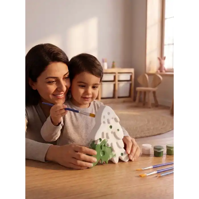 Çam Ağacı Taş Boyama Hobi Seti