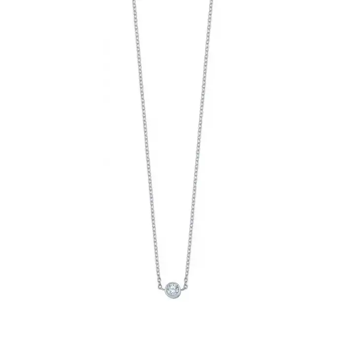Classic Diamond Pendant Necklace