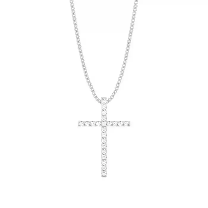 Classic Line Cross Necklace