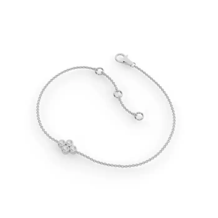 Cluster Diamond Bracelet