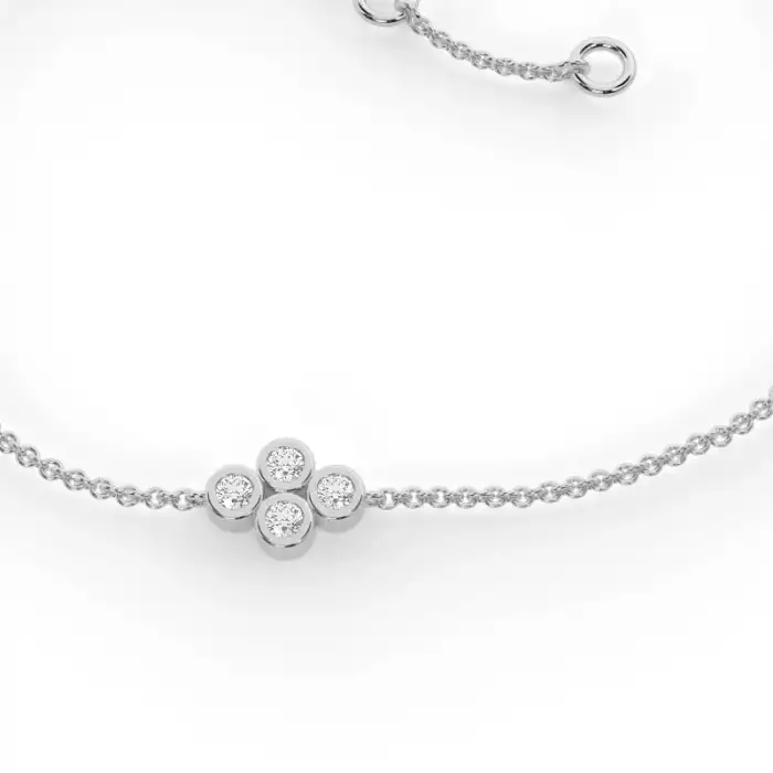 Cluster Diamond Bracelet