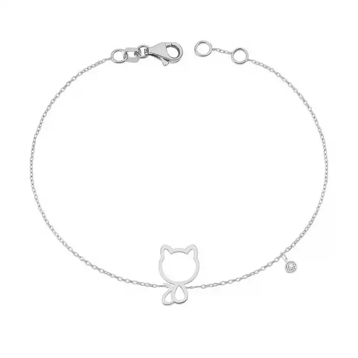 Diamond Cat Bracelet