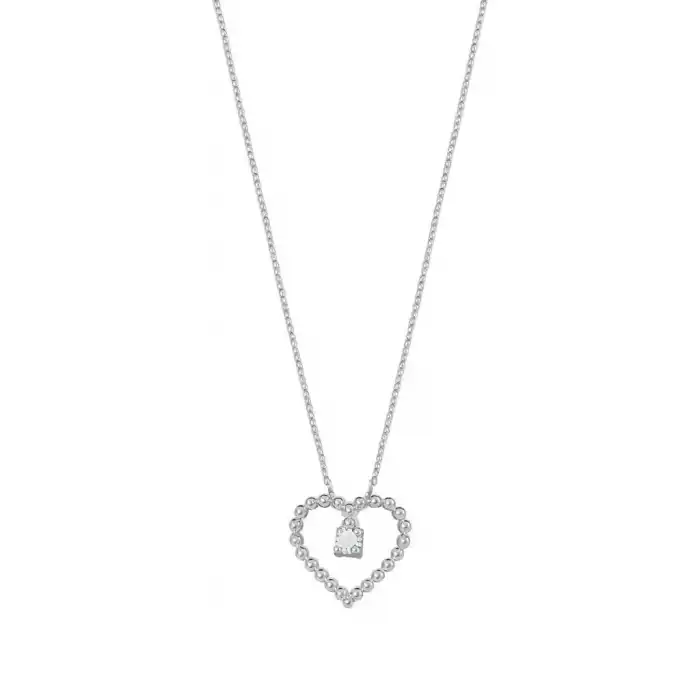 Diamond Heart Pendant Necklace