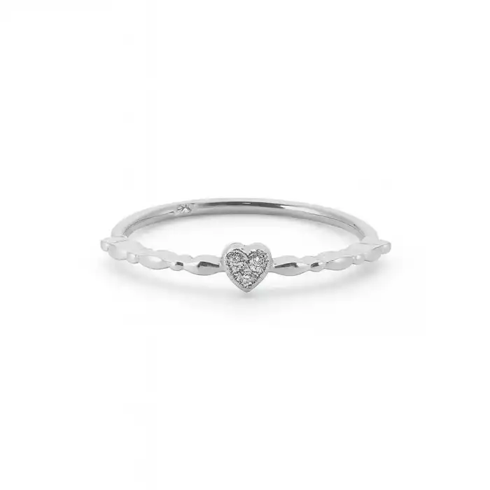 Diamond Heart Ring