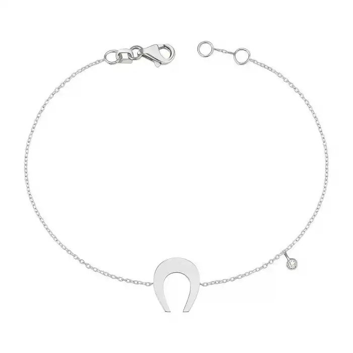 Diamond Horseshoe Bracelet