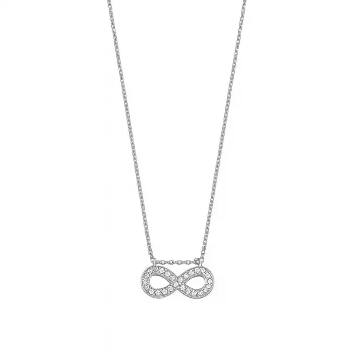 Diamond Infinity Pendant Necklace