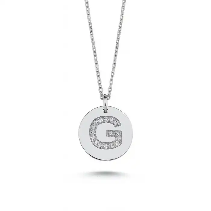 Diamond Letter G Pendant Necklace