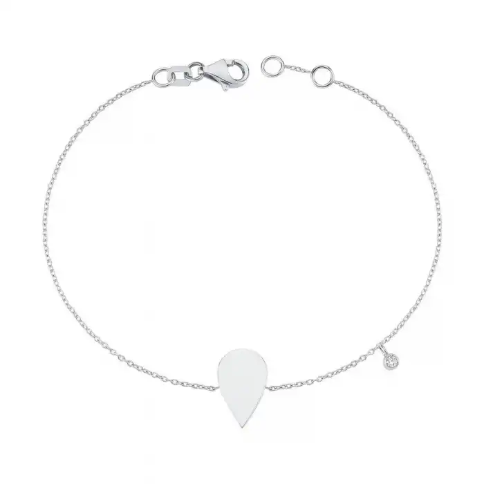 Diamond Teardrop Bracelet