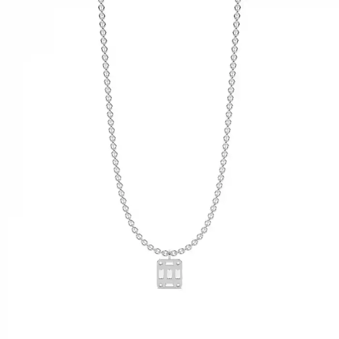 Emerald Square Necklace
