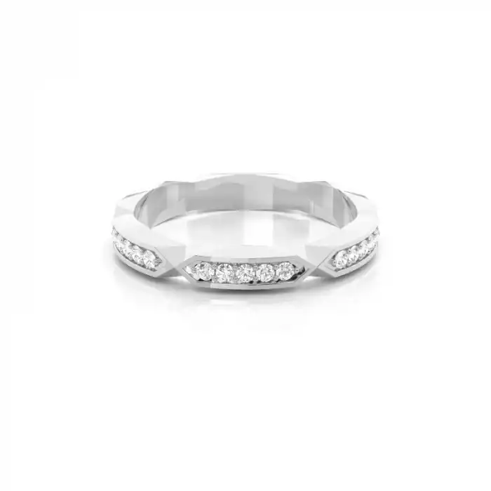 Facet Diamond Band